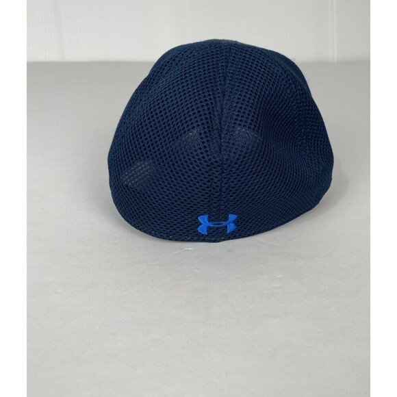 Under Armour Mens Medium/Large Fitted Mesh Baseball hat Logo Golf pre owned - Picture 12 of 13